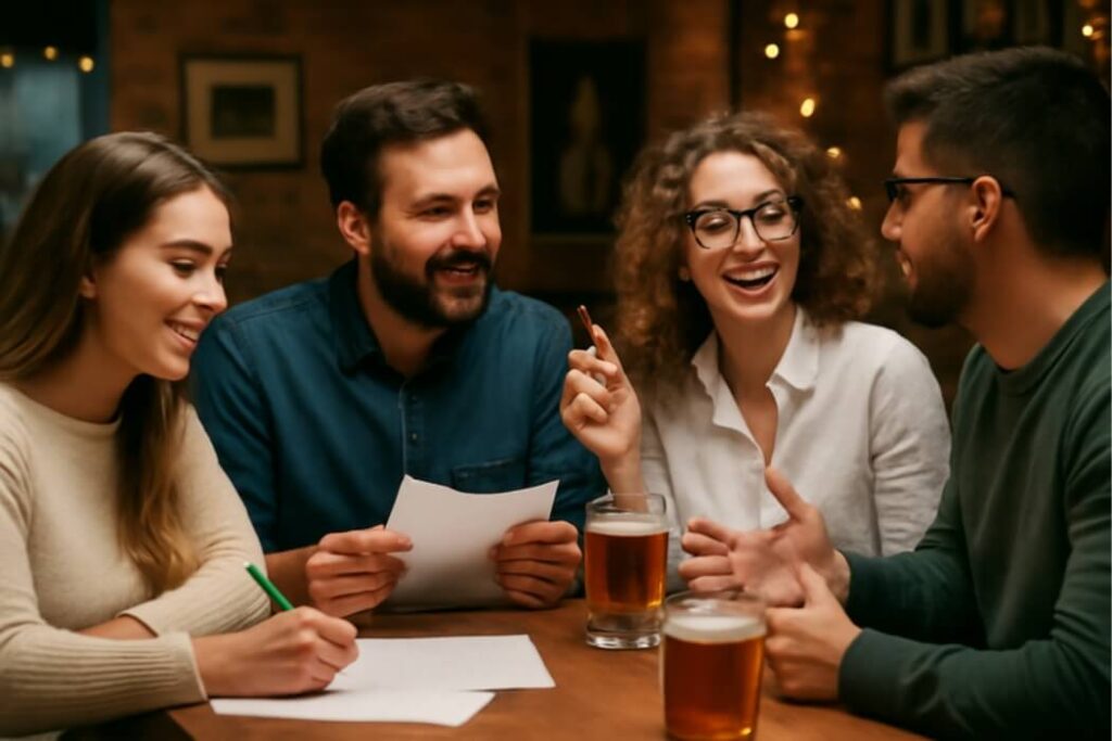 De leukste pubquiz ideeën voor vrienden, familie en collega’s