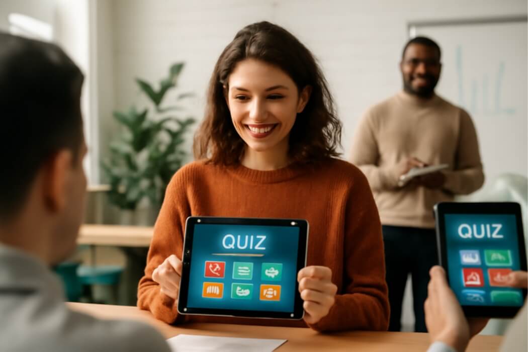 Quizzen als leermiddel in de klas of op het werk